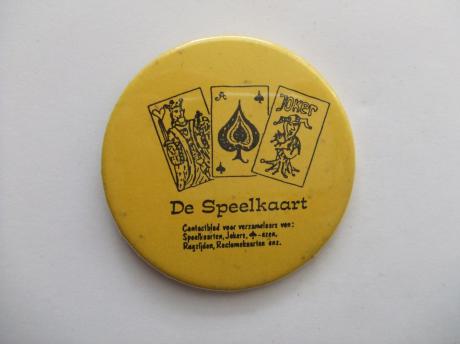 De speelkaart blad voor verzamelaars van speelkaarten, joker